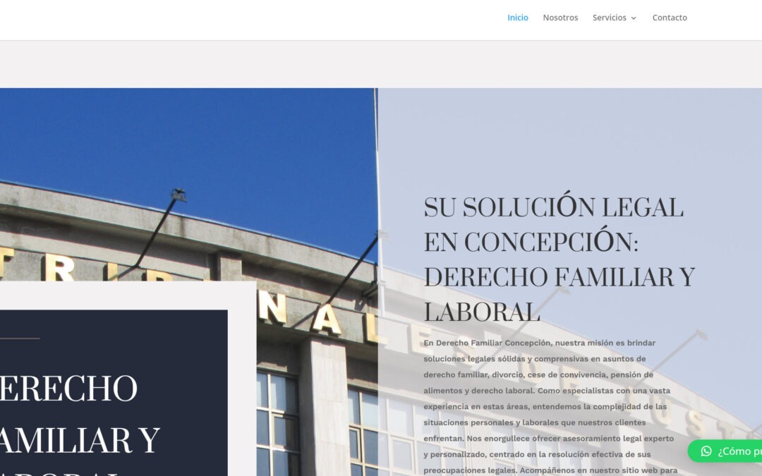 Proyecto Derecho Familiar Concepción: Construyendo una Presencia Legal en Línea