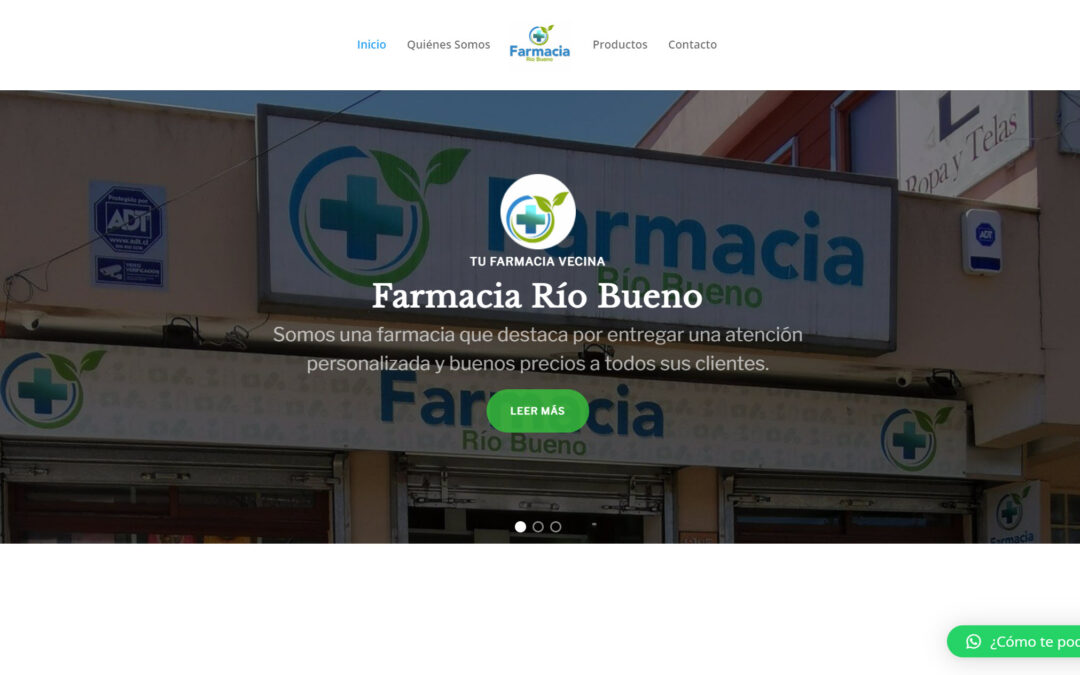 Proyecto Farmacia Río Bueno: Expandiendo Horizontes a Través de la Web