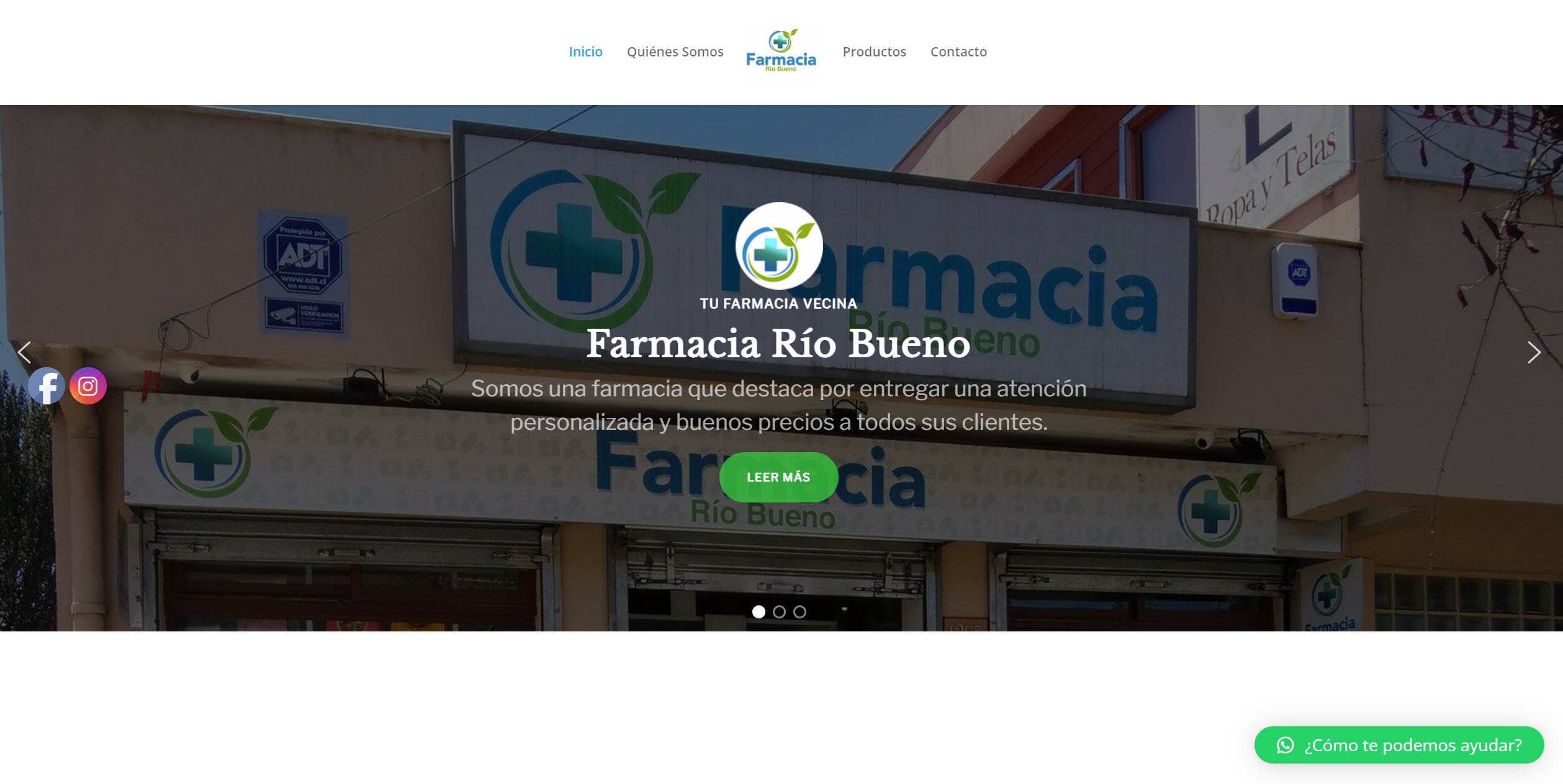 Proyecto Farmacia Río Bueno: Expandiendo Horizontes a Través de la Web