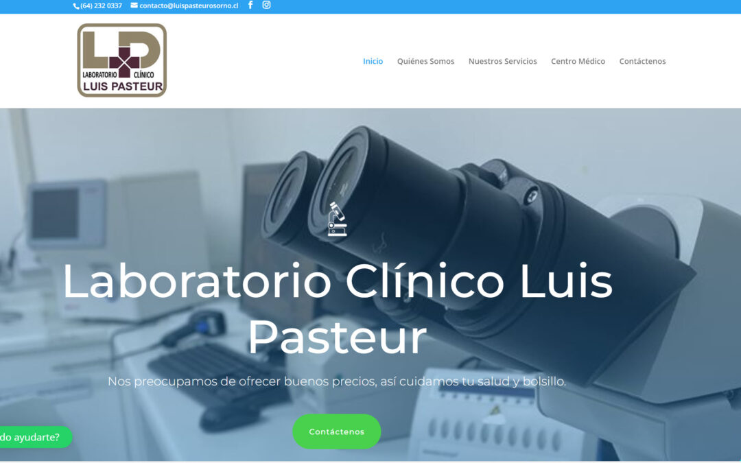 Proyecto Laboratorio Luis Pasteur: Navegando Hacia una Presencia Digital Exitosa